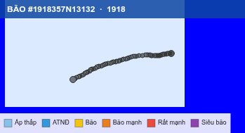 Quỹ đạo di chuyển của BÃO #1918357N13132 (1918)